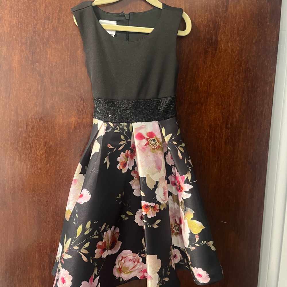 Girls Iris & Ivy Mikado Pleats dress